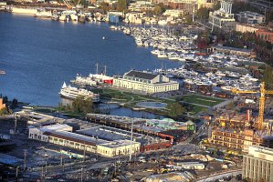 Lake Union Park from the Space Needle